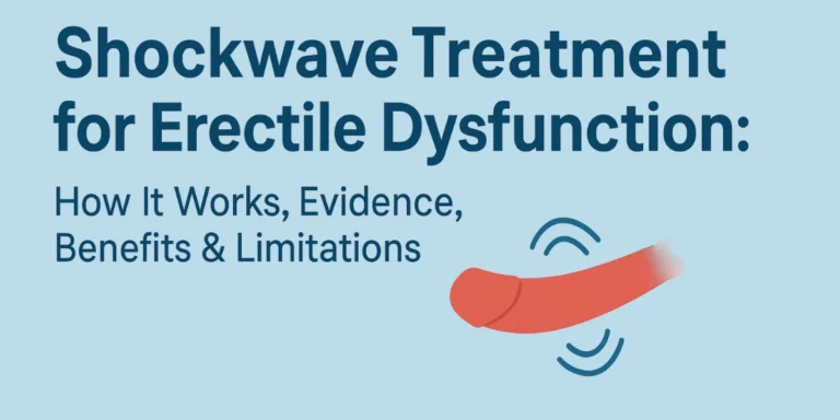 Shockwave Treatment for Erectile Dysfunction