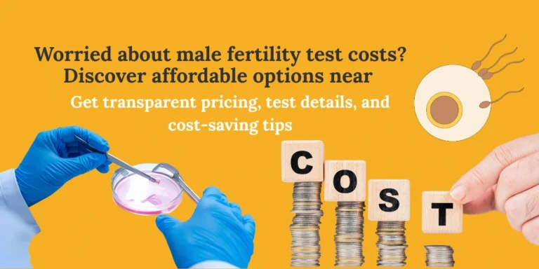 Male fertility test cost USA – sperm analysis and hormone testing prices