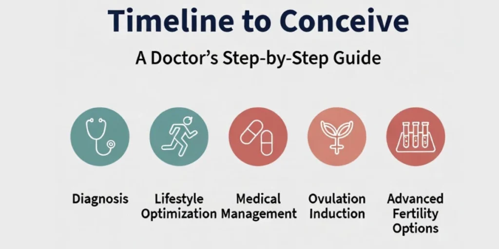 PCOS Treatment Timeline to Conceive
