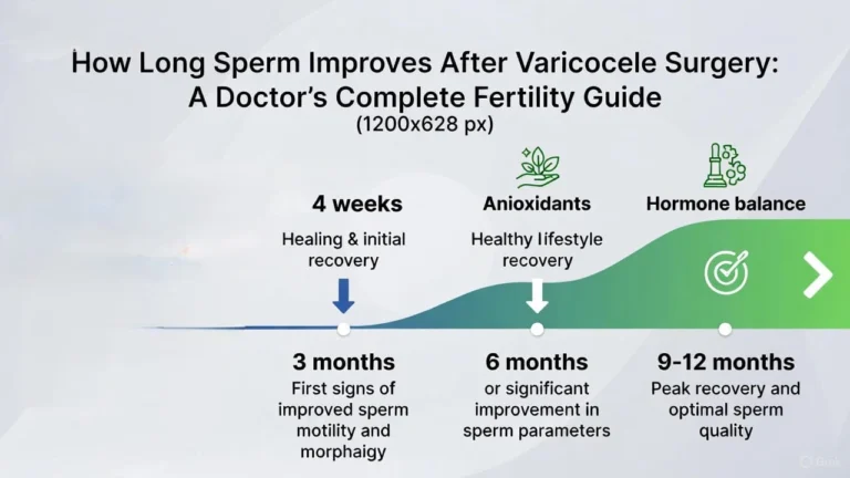 How Long Sperm Improves After Varicocele Surgery