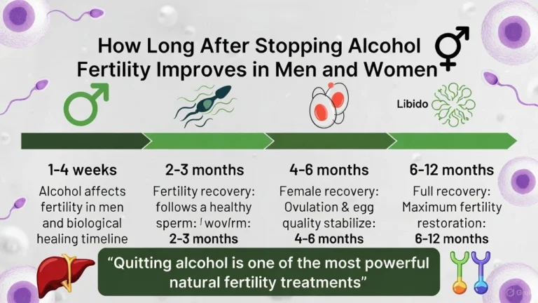 How Long After Stopping Alcohol Fertility Improves